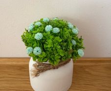 2 Pcs Artificial Potted Plants / Mini Fake Plants