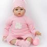 Realistic Reborn Dolls Baby Girl 22inch 55cm Soft Vinyl Silicone Real Life Baby Dolls Looking Newborn Reborn Dolls Toddler Baby Girl Toy Best Xmas Gift (FREE POSTAGE) Image 5