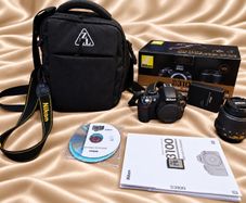 Nikon D3100 DSLR Camera 18-55mm VR Lens Boxed Complete Kit, Excellent Condition