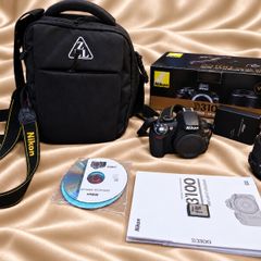 Nikon D3100 DSLR Camera 18-55mm VR Lens Boxed Complete Kit, Excellent Condition