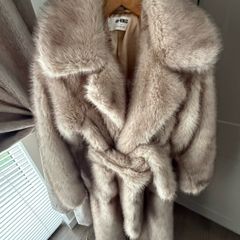 4th & Reckless Schiffer Belted Faux Fur Long Coat