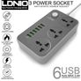 New Power Strip with 3 AC Sockets + 6 USB Ports Image 2
