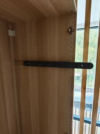 Pax light oak wardrobe