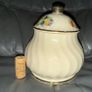 KH Pottery Staffordshire SUGAR Canister Fruit Design . Image 3