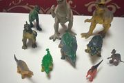 Dinosaur play figures