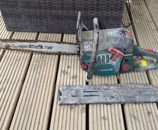 Parkside Petrol Chainsaw PBKS 53 A1 Oregon Bar  Working Order