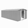 Metal Garden Shed, Grey 257 x 489 x 181 cm Image 2