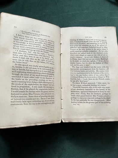 Antique Rob Roy book
