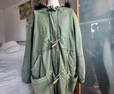 Vintage Marvin Richards leather duffle jacket