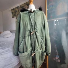 Vintage Marvin Richards leather duffle jacket