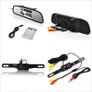 IR Night Vision License Plate HD Camera LCD Reversing Mirror Display Monitor Kit Image 2