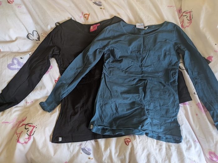 B shirt breastfeeding tops (size 12)