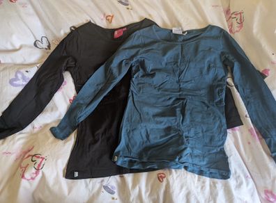 B shirt breastfeeding tops (size 12)