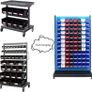 Storage Organizer Bins,Wall Mount Storage Parts Rack,Stackable Shop Tool Bins for store Screws,Small Parts,Office Supplies and other Accessories 6 Pack Image 7