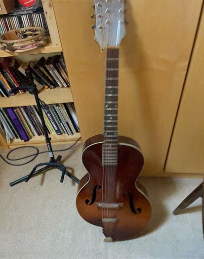 Arch top Guitar 1940's Chicago.