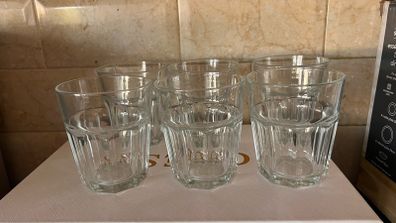 water glasses