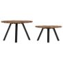 Coffee Tables 2 pcs Solid Reclaimed Wood Image 3