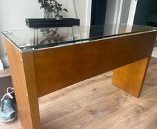 Side Table Glass shelves