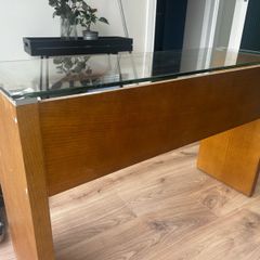Side Table Glass shelves
