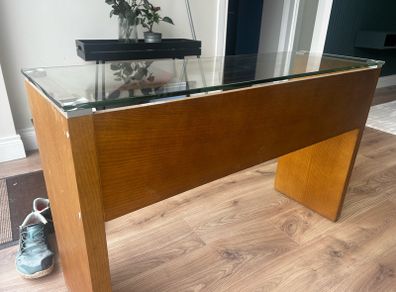 Side Table Glass shelves