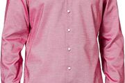 Seidensticker men's business shirt slim fit long sleeve, red, UK 41, EU 51/M-L