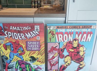 Superhero canvas prints