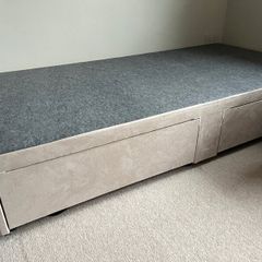 3ft Single Divan Base with 2 Drawers