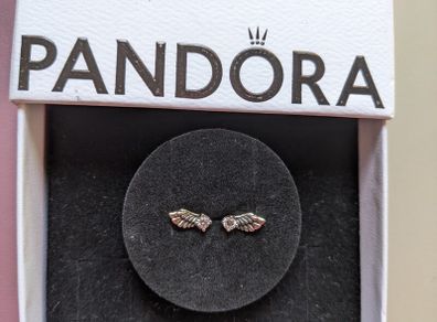 Pandora angel wings stud