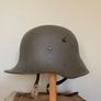 Original WW1 German Stahlhelm, Finnish Contract, SE (Sachsische Emaillier) Militaria Image 2