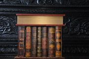 Faux Book Cabinet