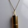 Celine Gift Box Cylinder Pendant  Necklace length 36" Image 7