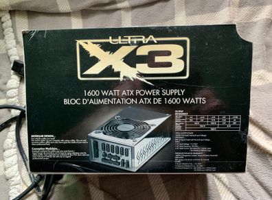 Ultra X3 1600w Psu - Not Working!!!