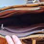 Tan & Brown Tote Bag Image 4