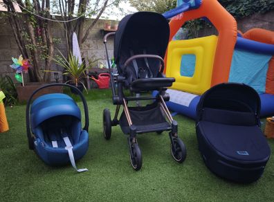 Cybex Priam Rose Gold Platinum Travel System