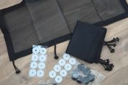 2PCS Under Desk Cable Management, Flexible Desk Wire Mesh Tray