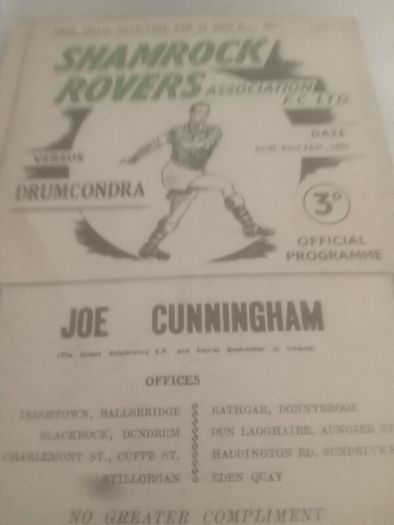 league of Ireland Programmes