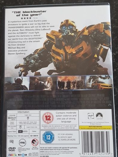 Transformers DVDs