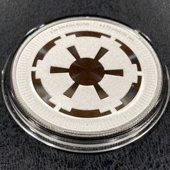 Niue 2021 1 oz Silver Star Wars Galactic Empire Coin. BU (In Capsule)