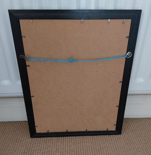 Contemporary Mirror With Unusual Frame