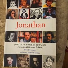 Jonathan. Jonathan Philbin Bowman. Memoirs, Reflections, Tributes. First Edition Large Volume Paperback In Good Condition.  See Photos For Same.