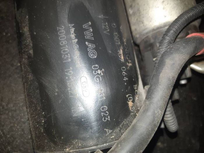 Audi A6 C6 4f 2.0tdi Bre - Starter Motor Bosch 0001109064 03g911023 A