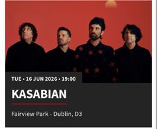 kasabian tickets x 2