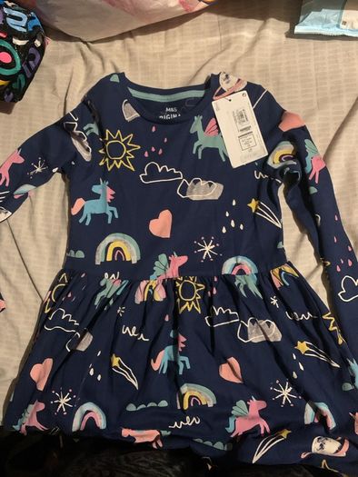 m and s dress girls size 6