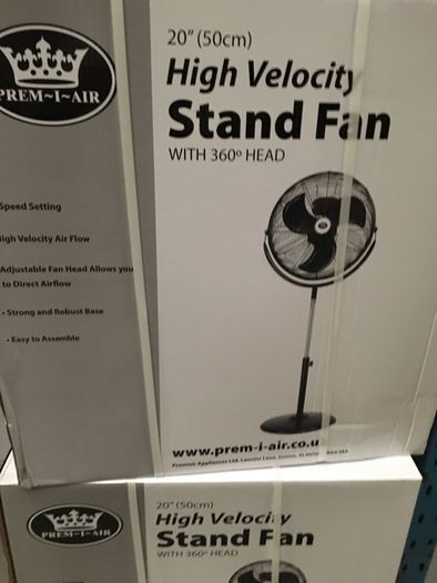 High Velocity Fan Floor Pedestal 20 Inch