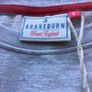 BNWTS Brakeburn Ladies Grey marl top long stripe sleeves 12 oversize includes post Image 4