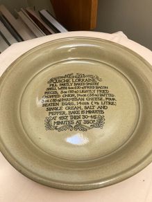 Moira Pottery Made in England Quiche Lorraine Dish 27.5 cm by 4.5 cm