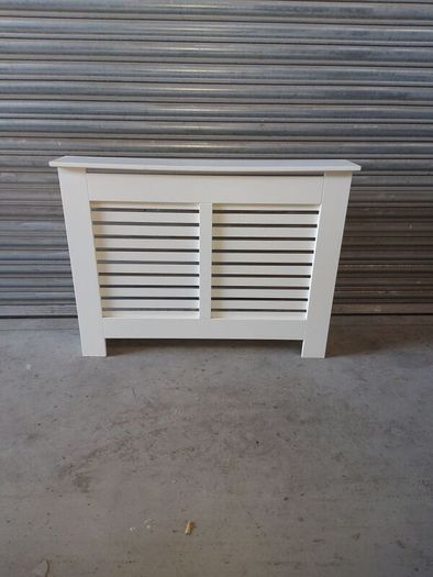 White radiator cover