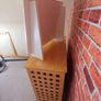 Wooden surround mirror.   Free standing Image 3