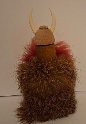 Rare Wooden Viking Warriors (Made in Denmark)