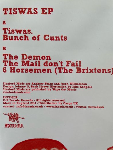 Sleaford Mods - Tiswas EP (Limited Yellow)